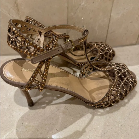 Sergio Rossi Tresor Sandals with crystals - Picture 2 of 13